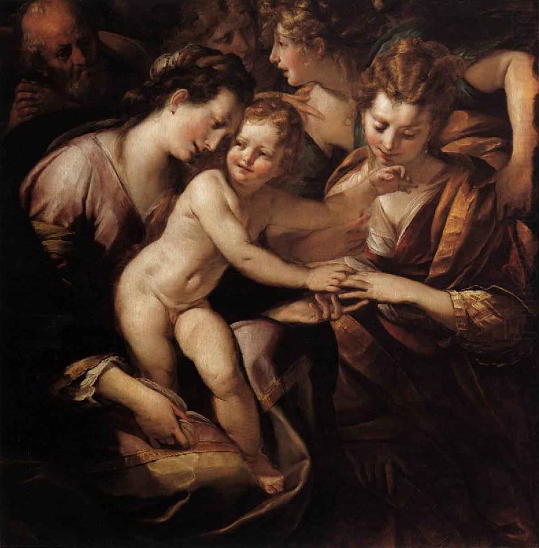 The Mystic Marriage of St Catherine, Giulio Cesare Procaccini
